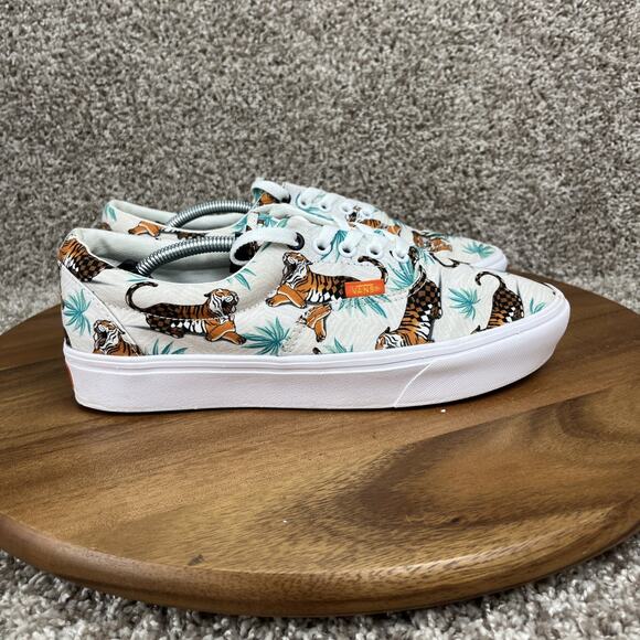 Vans Mens Size 8.5 Discovery Comfycush Era Project Cat Multicolor Tiger Sneakers - Picture 1 of 8